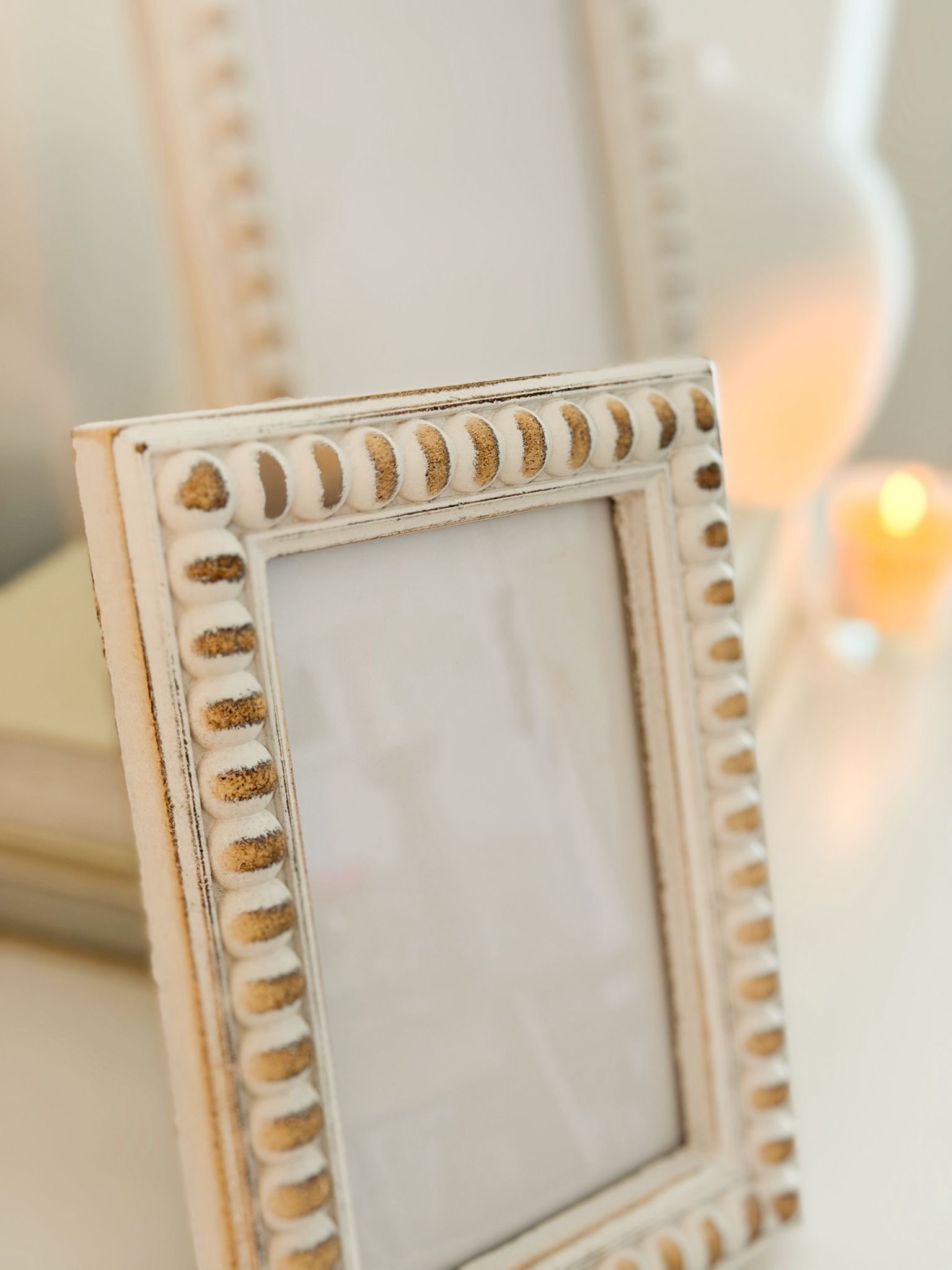 Rustic wooden photo frame – available in two sizes