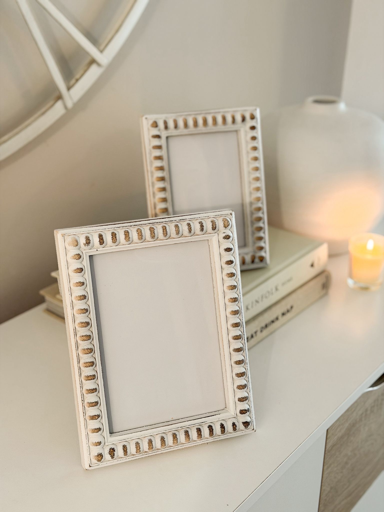 Rustic wooden photo frame – available in two sizes