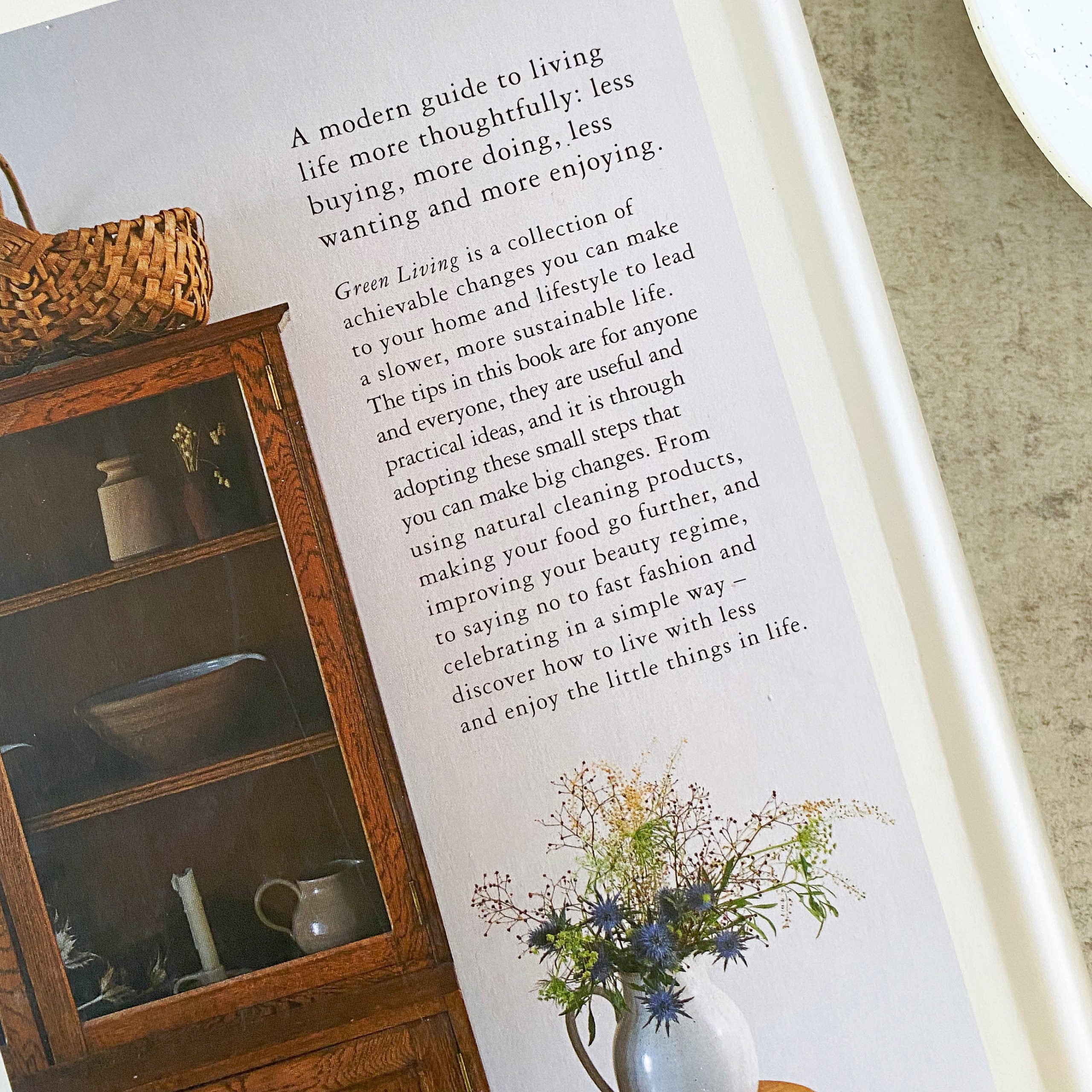 ‘Green Living’ hard back book