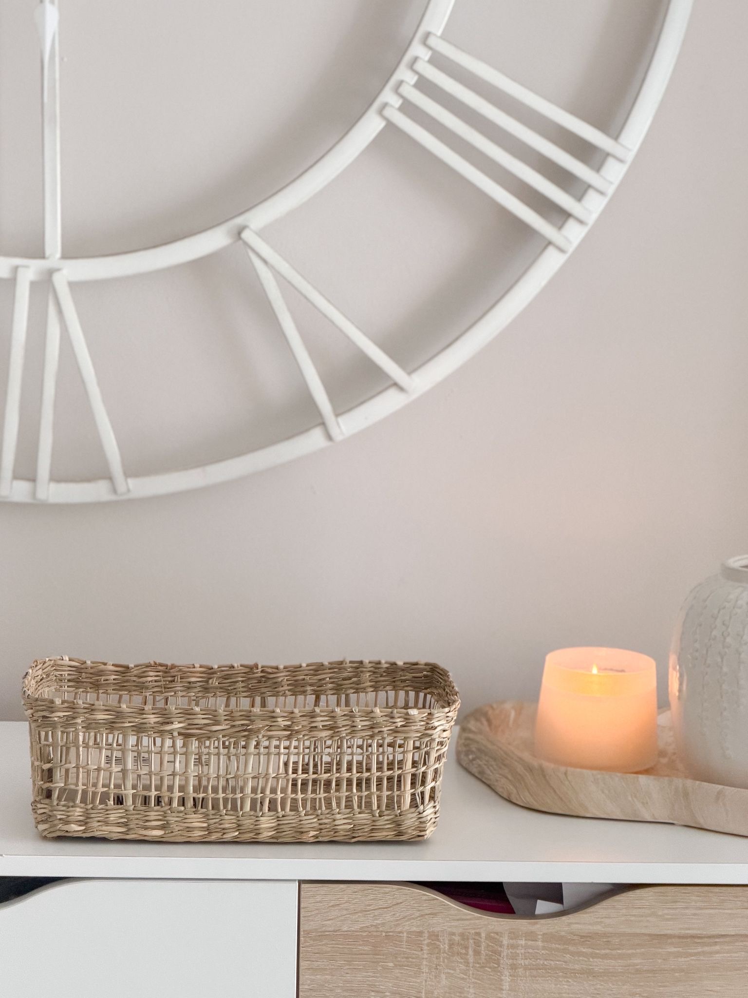 Seagrass storage basket