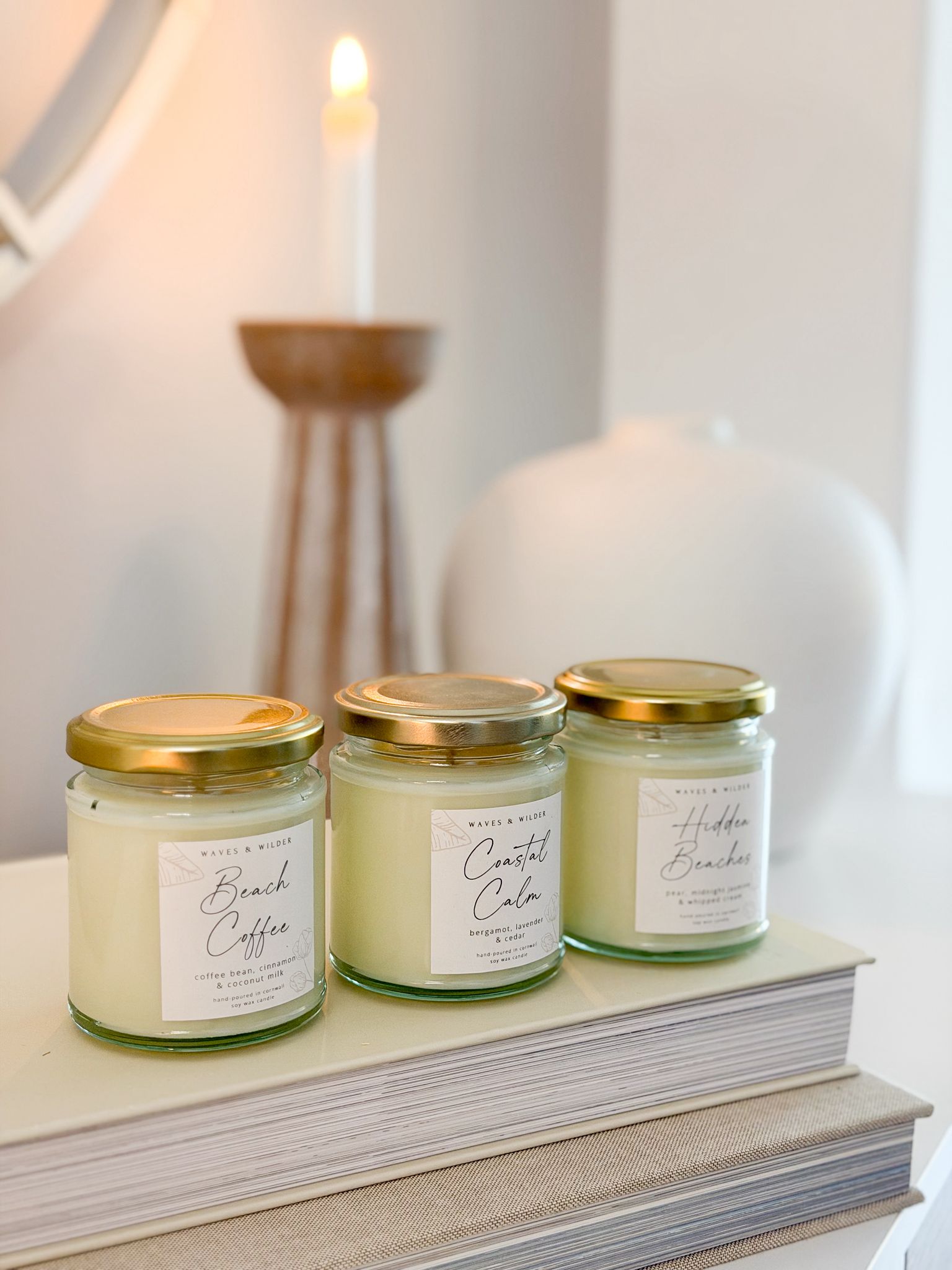 Soy wax candle – 3 Scents