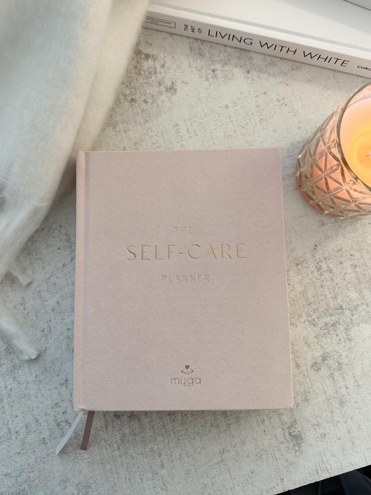Deluxe self-care journal in beige