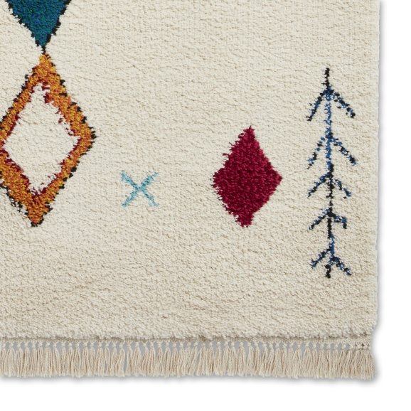 Boho tribal multi coloured rug – 3 sizes