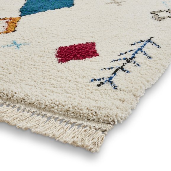 Boho tribal multi coloured rug – 3 sizes