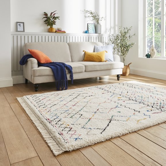 Boho berber coloured rug – 3 sizes