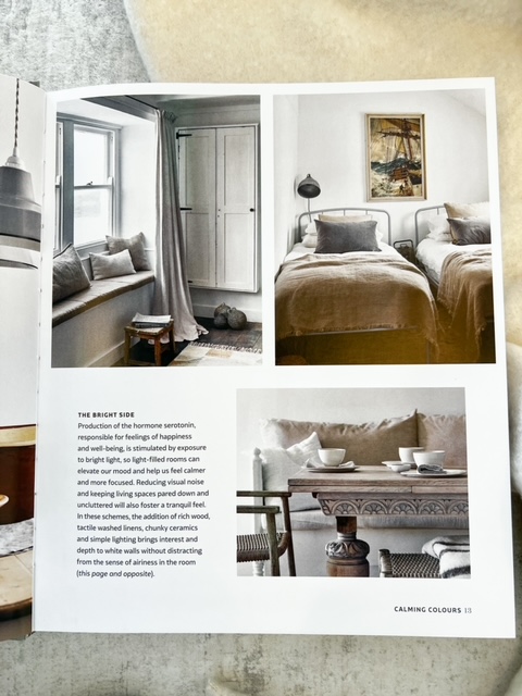 Calm, interiors to nurture, relax and restore – Hardback book