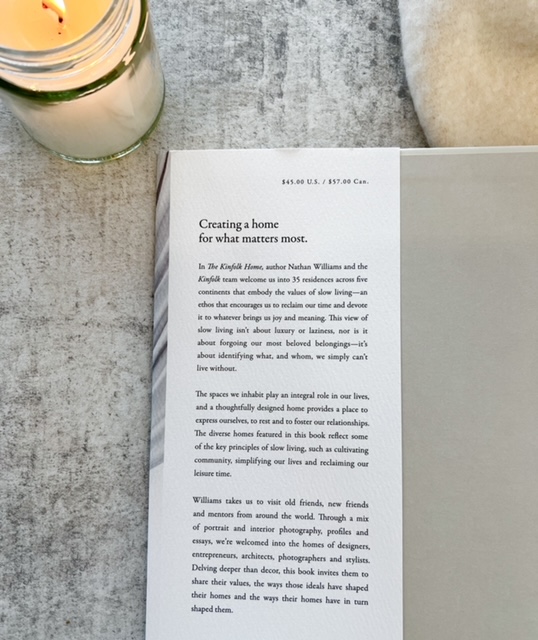 The Kinfolk Home – Beautiful large coffee table book