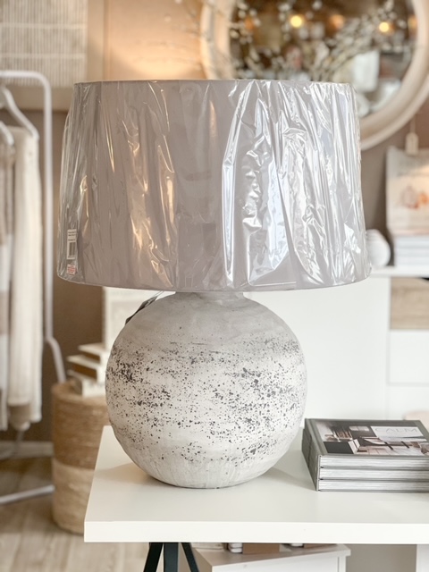 Tiber Large Stone Ceramic Lamp