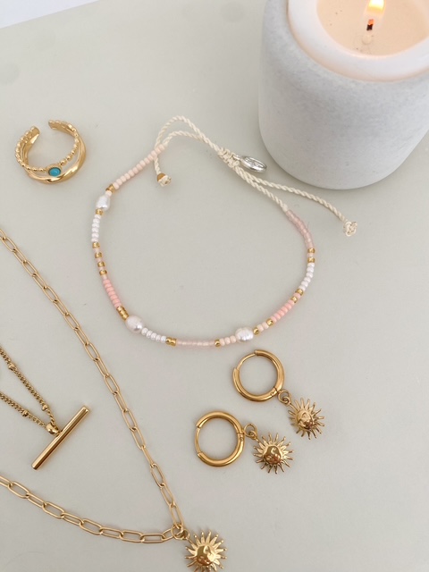 Sun charm earrings