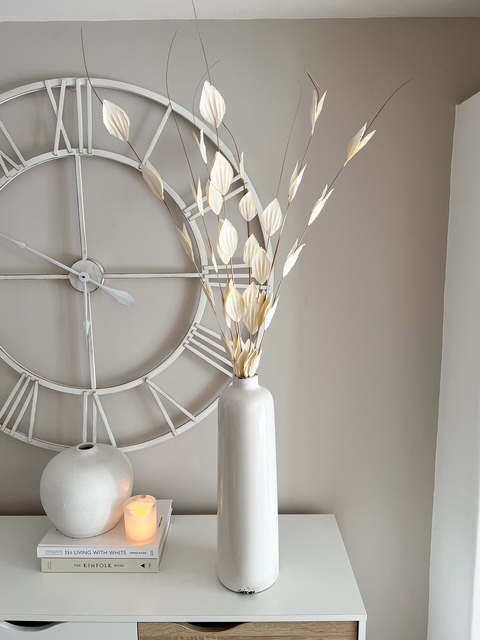Bunch of 8 stems of tall faux thlaspi