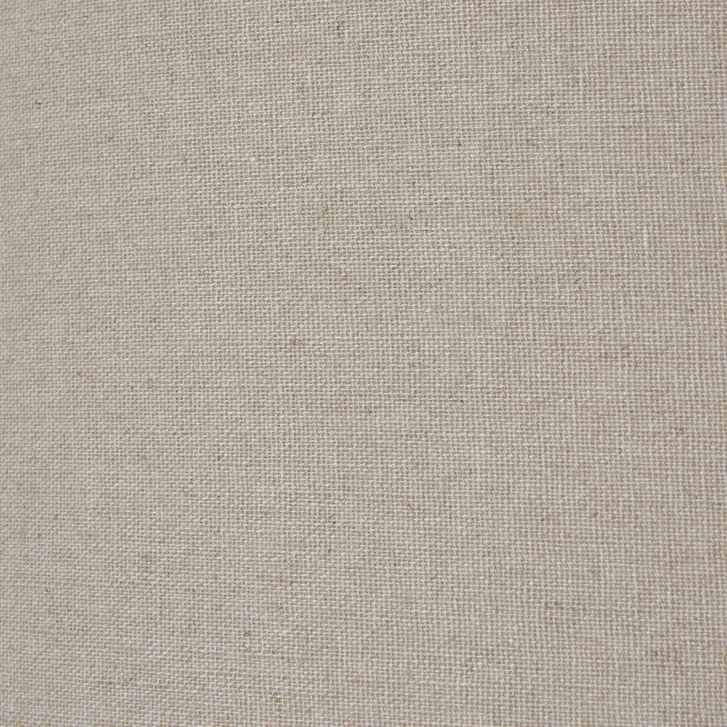 Squat White Beaded Ceramic Lamp With Linen Shade