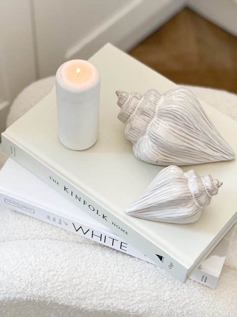 Medium ceramic decorative shell