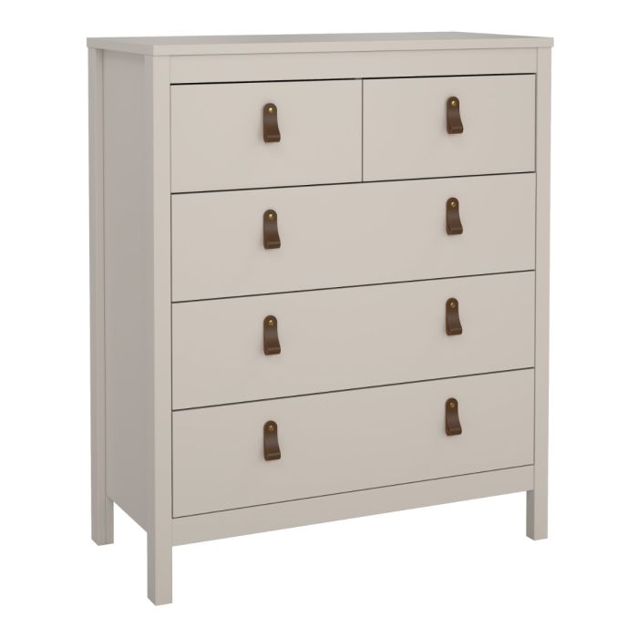 Loft five drawer chest in Cashmere