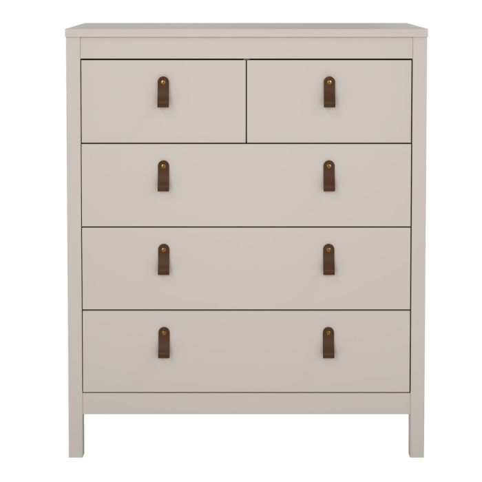 Loft five drawer chest in Cashmere