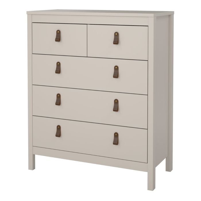 Loft five drawer chest in Cashmere