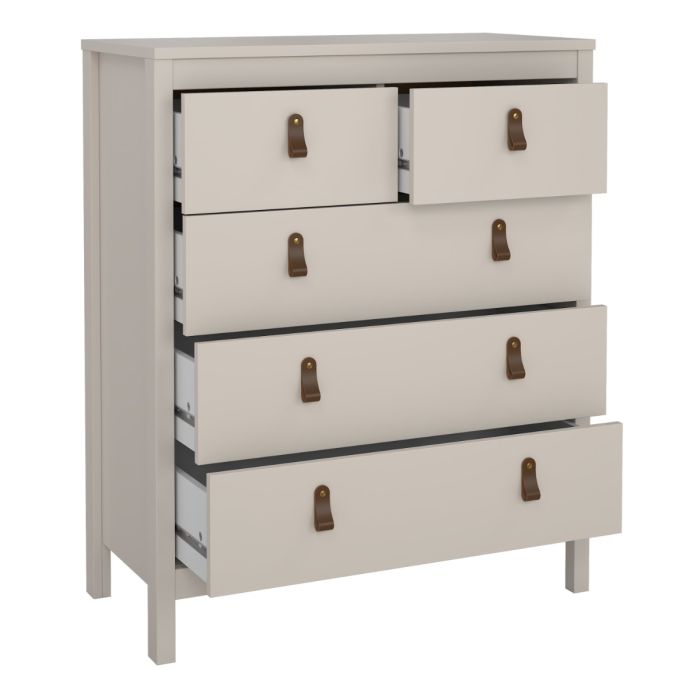 Loft five drawer chest in Cashmere