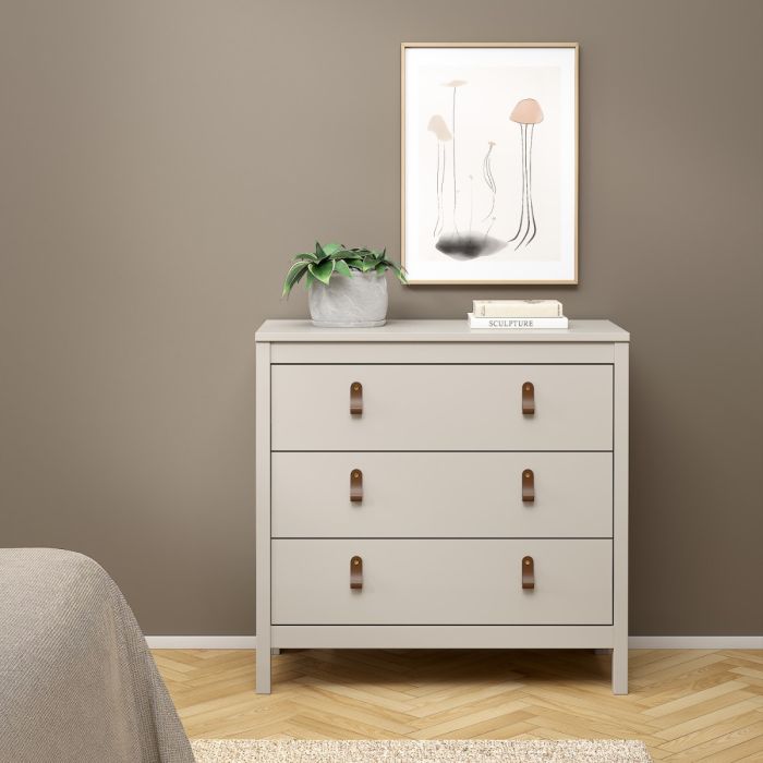 Loft Three drawer chest in Cashmere