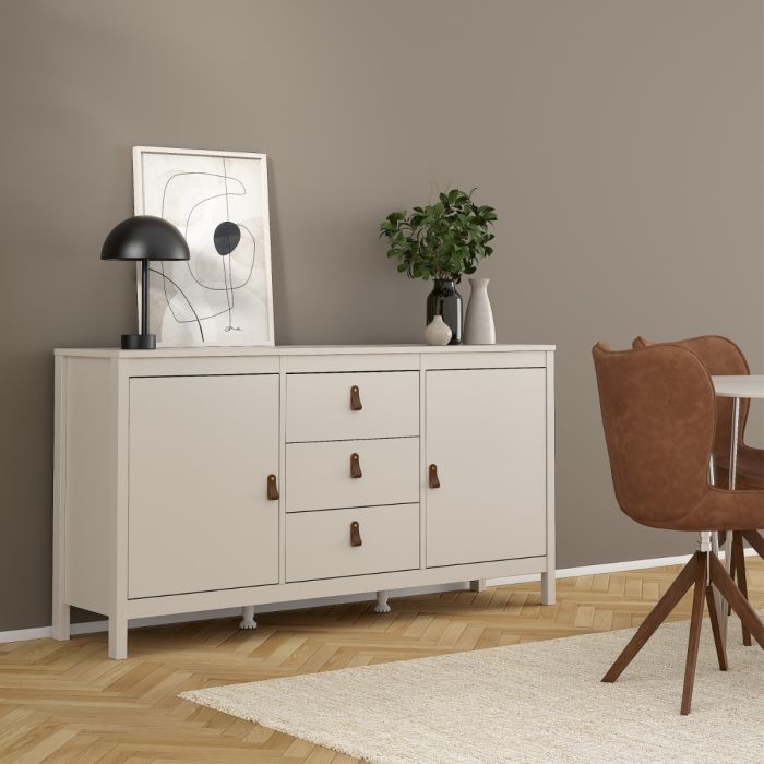 Loft Sideboard 2 Doors + 3 Drawers in Cashmere