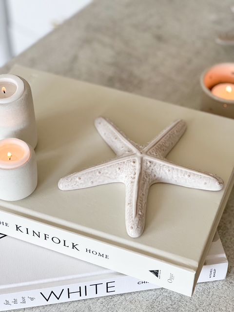 Decorative ceramic starfish