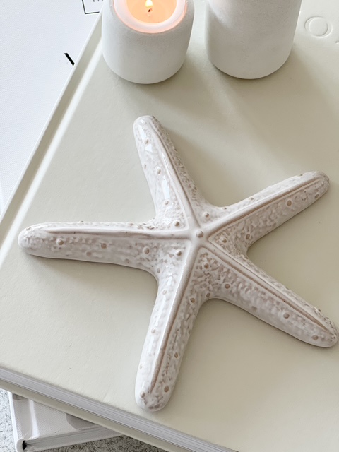 Decorative ceramic starfish