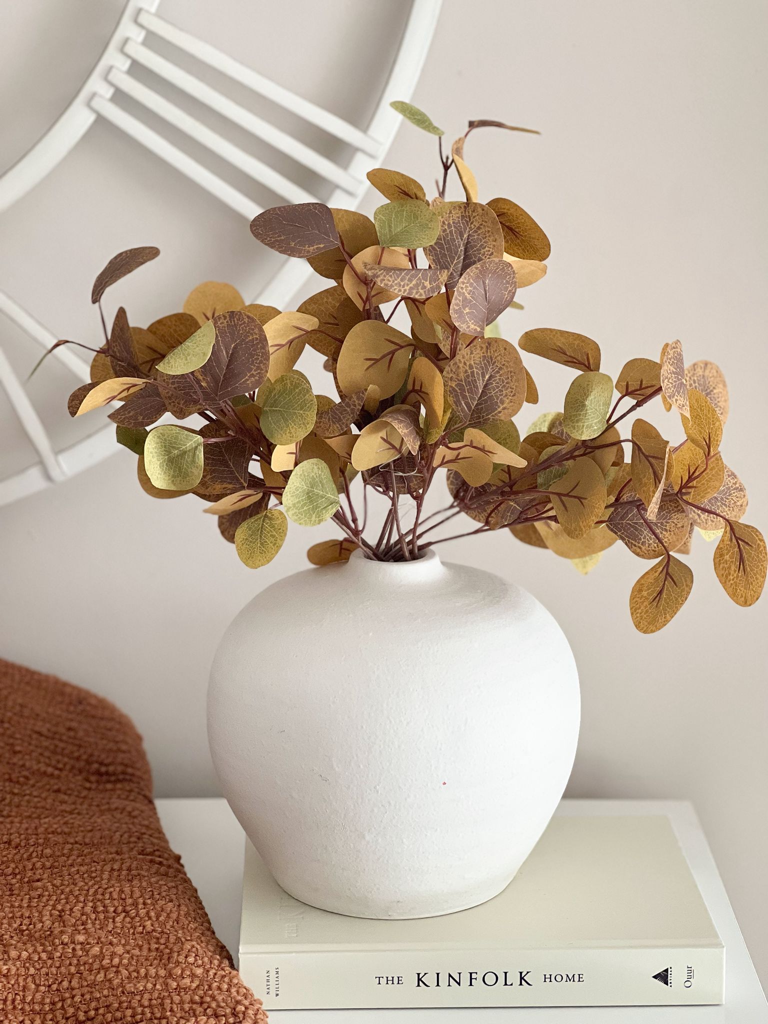 Eucalyptus Autumn leaf spray