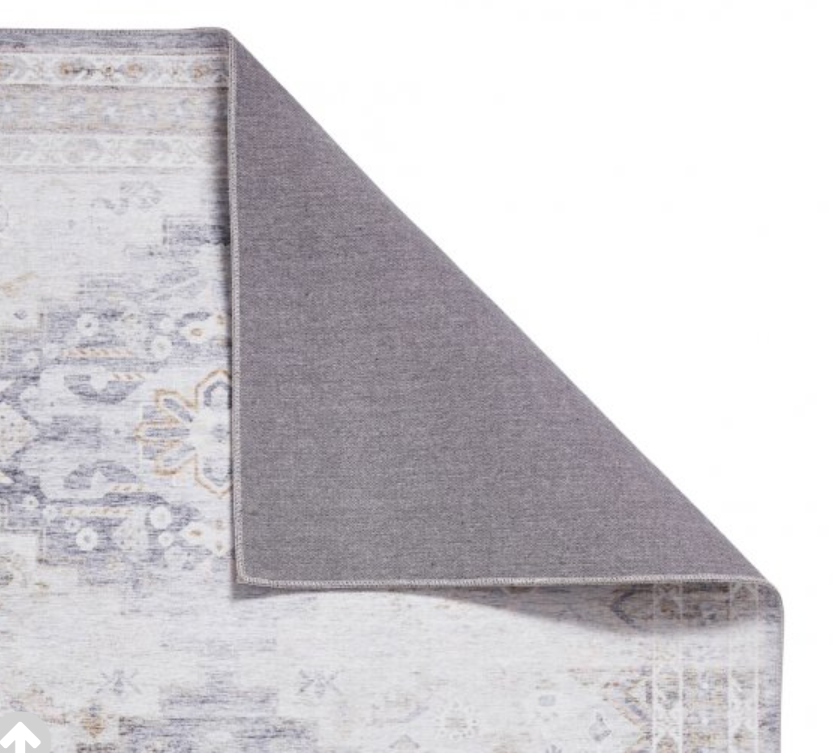 Topaz grey/beige traditional patterned rug