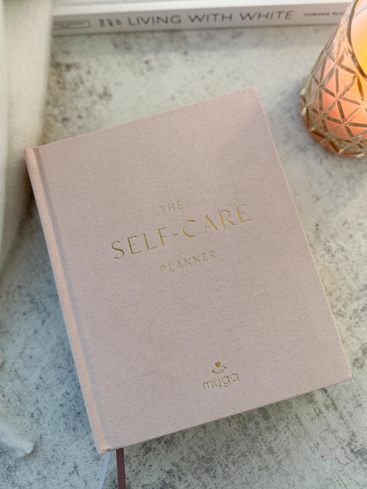 Deluxe self-care journal in beige