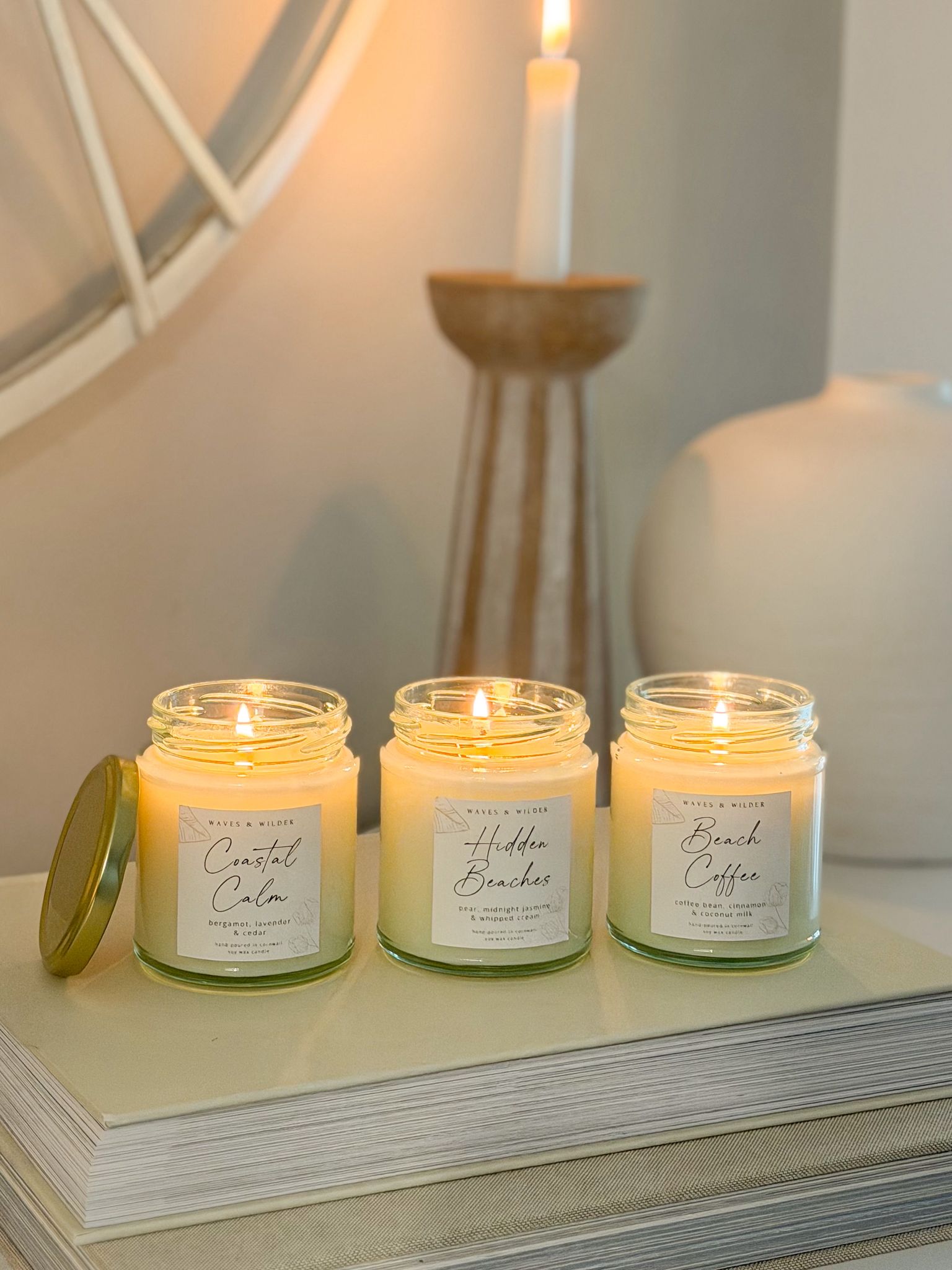 Soy wax candle – 3 Scents